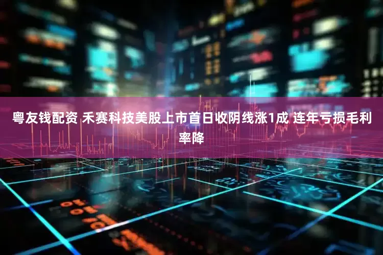 粤友钱配资 禾赛科技美股上市首日收阴线涨1成 连年亏损毛利率降