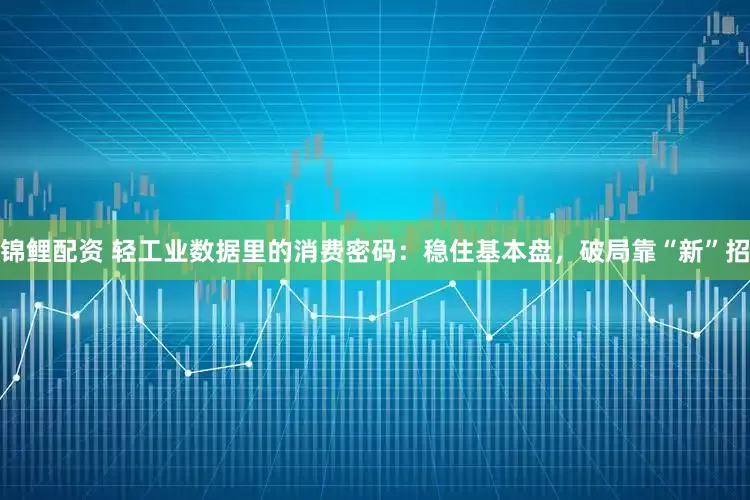 锦鲤配资 轻工业数据里的消费密码：稳住基本盘，破局靠“新”招