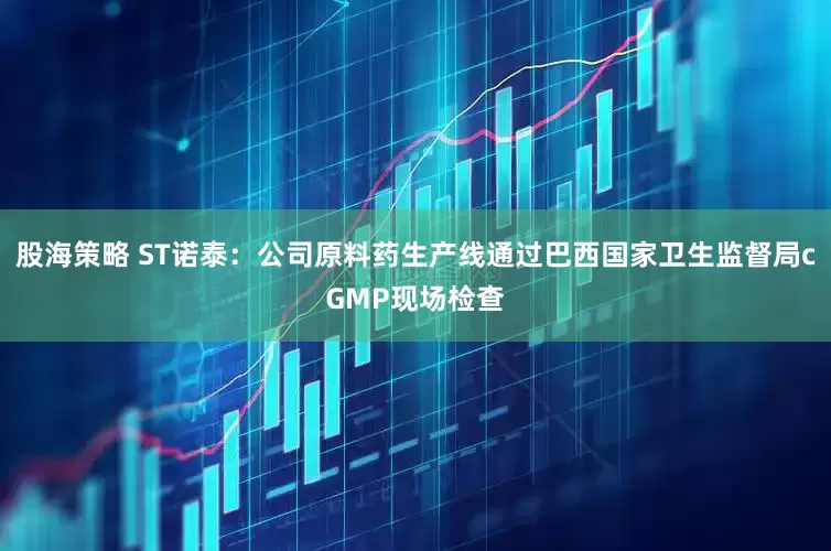 股海策略 ST诺泰：公司原料药生产线通过巴西国家卫生监督局cGMP现场检查