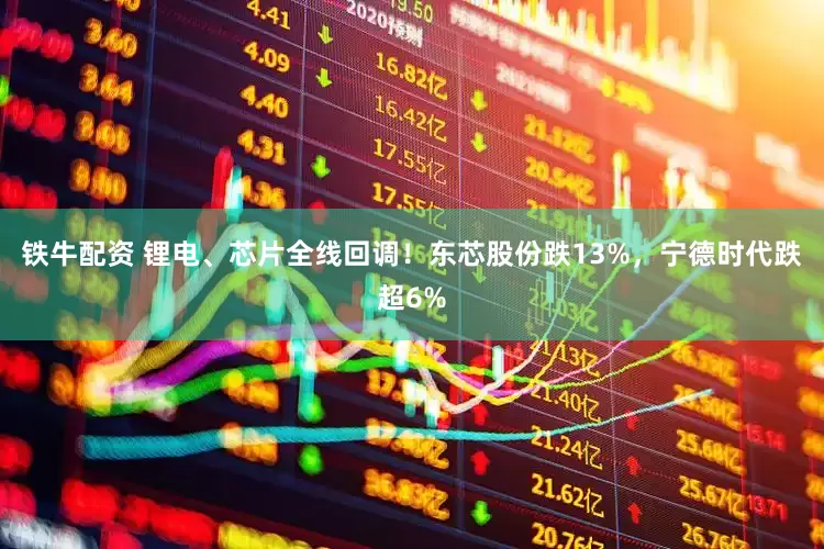 铁牛配资 锂电、芯片全线回调！东芯股份跌13%，宁德时代跌超6%